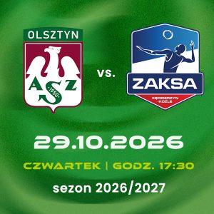 Energa Indykpol AZS Olsztyn - ZAKSA Kędzierzyn-Koźle
